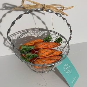 Martha Stewart Easter Carrot Basket Decor